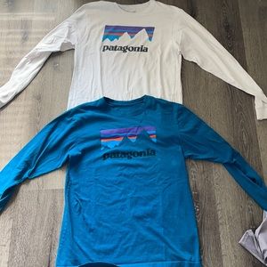 Patagonia long sleeve tees. SIZE:S